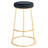 Saroun Upholstered Counter Stool with Metal Frame-1963862781