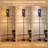  68.5" Standing Floor Lamp Colorful Planet Star Deep Blue Dimmable Metal Pole Lamp with Linen Lampshade LED Bulb Included