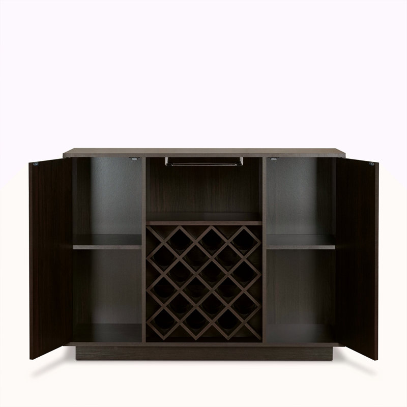 Armoire à vin à finition espresso