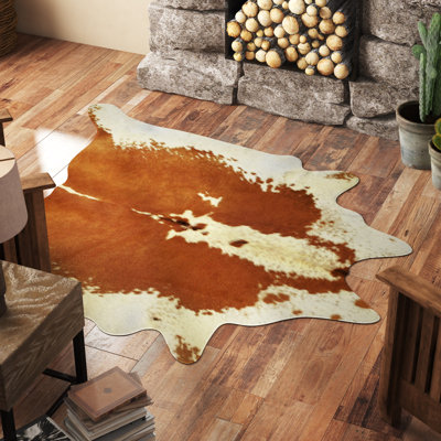 Nash Cowhide Animal Print Indoor Rug