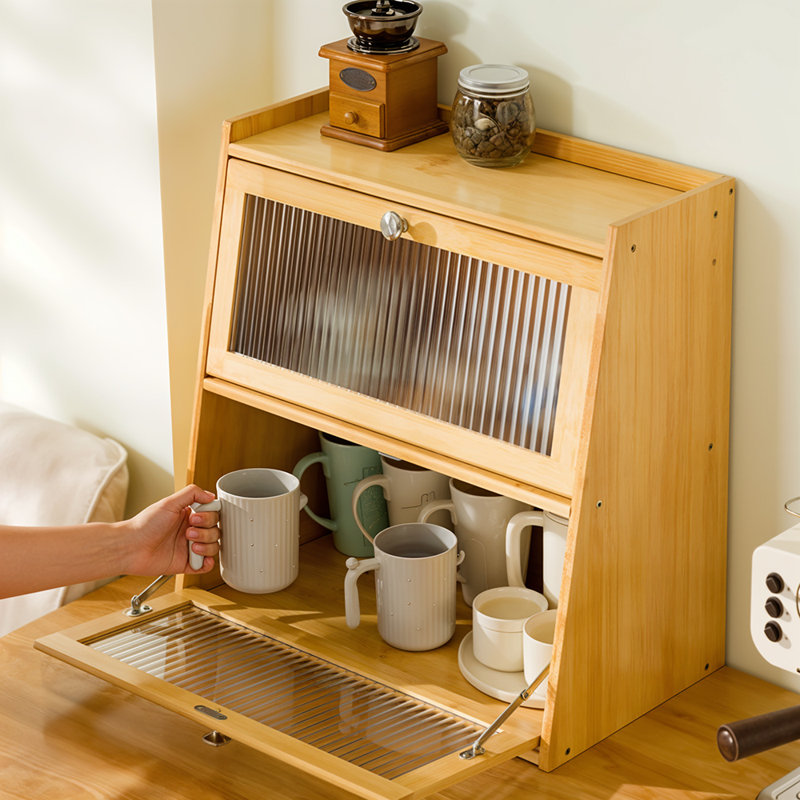 Freestanding Bamboo Spice Rack