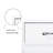 Two Door Side Table-White