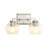Nella 2 Light Bath Vanity with Ribbed Clear Shade-1166812924