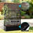 Metal Planter Wall with Trellis,  Outdoor Elevated Garden Bed, Dual-Purpose for Privacy Decoration and Planting, with Drainage Holes, for Climbing Plants, Vegetables, and Vining Flowers (3 Panels)-1825876740-1826113979