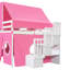 Lit mezzanine avec tente et tour-110899590-110899591