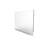 Fixturedisplays® 13 X 8" Clear Acrylic Frame, Lucite Sign Holder Ghost Plaxiglass Detachable Header 16800