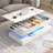 47.2" Large Lift Top Led Modern High Glossy  Coffee Table With Charging Station