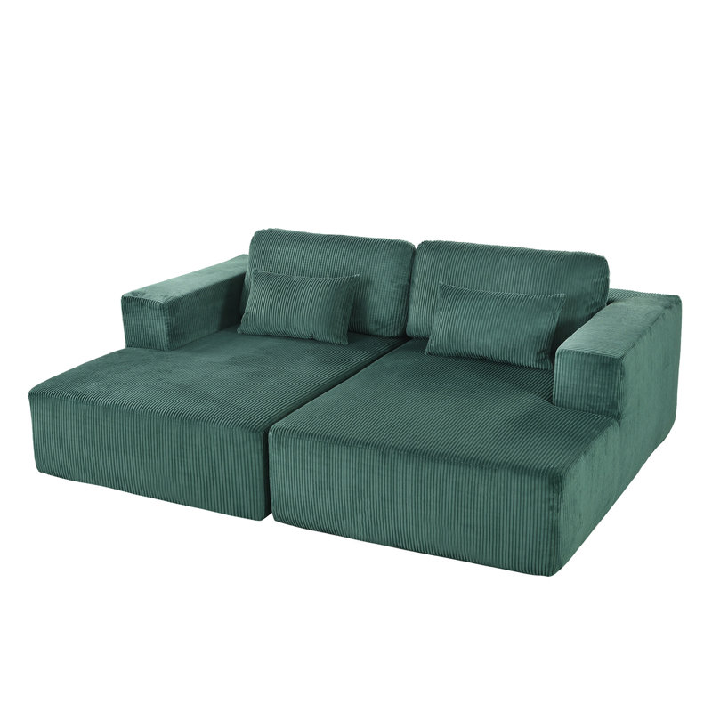 Flâneuse rembourrée, Vert