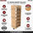 Wood Tall Cabinet Pullout Pantry Organizer W/ Soft-Close-102673816