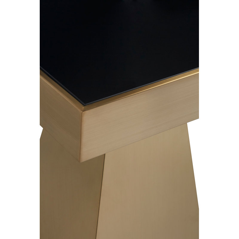 Avtar Glass Top End Table