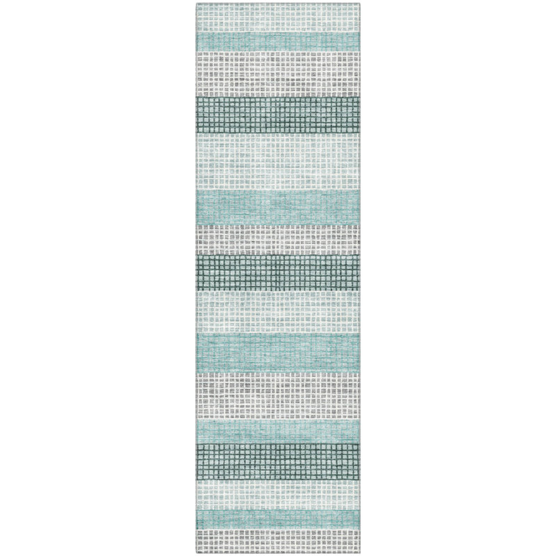 Premium Machine Washable Ansley Stripes Rug, Runner 2'3" x 7'6"