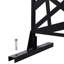 Écran d'intimité pour la piscine et l'intérieur - H 76 po Panneaux de clôture en métal noir pour patio 48 po 76-127672850