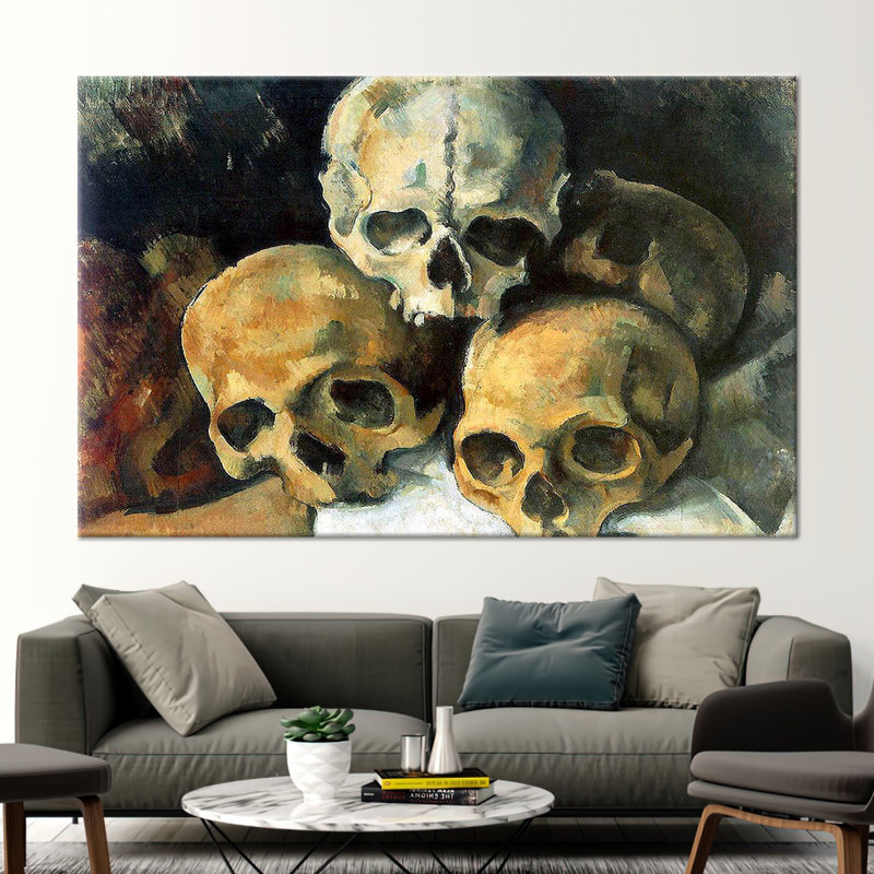 Reproduction d'art sur toile par Paul Cezanne, H 20 po x l 28 po, Toile tendue, Ne s’applique pas