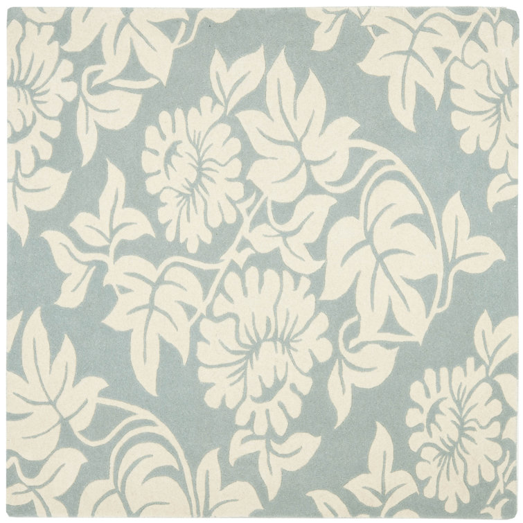 Candelo Hand Tufted Wool And Viscose Floral Rug