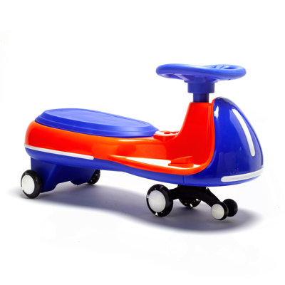 12V Battery Electric Twist Car for Kids - Dual Drive Separated Motors, One-Key Start & Bluetooth Central Control, Early Education Function (English Stories/Dynamic Children's Songs), LED Controllable