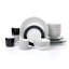 Waterside 16pc Geo Porcelain Dinner Set-20818006
