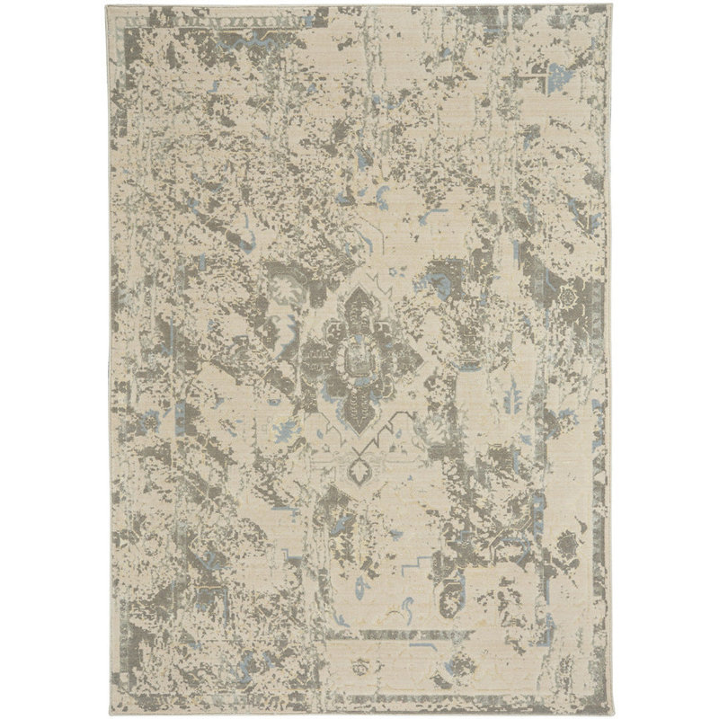 Performance Abstract Indoor Rug, Rectangle 5'3" x 7'6"