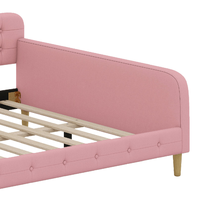 Upholstered Daybed, Pink