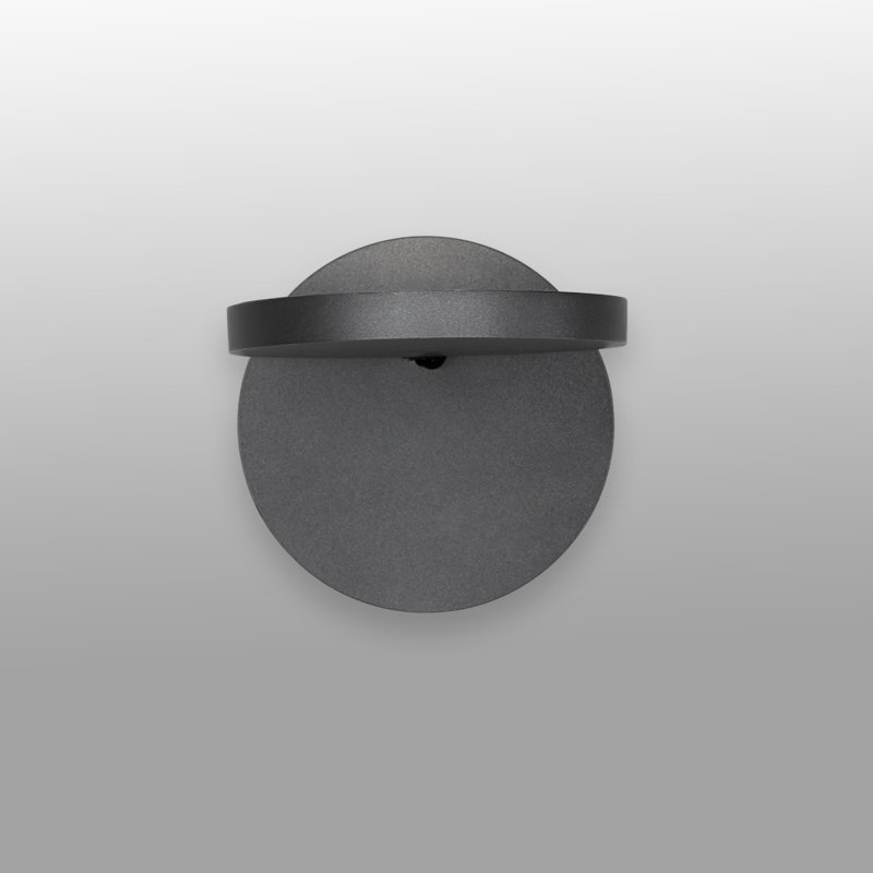 Demetra Anthracite Gray LED Wall Sconce with Adjustable Arm