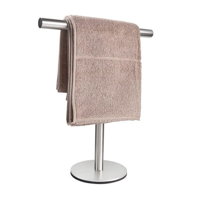 Hand Towel Holder Stand Table-Standing Towel Rack, Stainless Steel Towel Bar Rack Stand, Tower Bar For Bathroom Kitchen Vanity Countertop