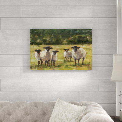 Babsy Sheep Family I - Painting