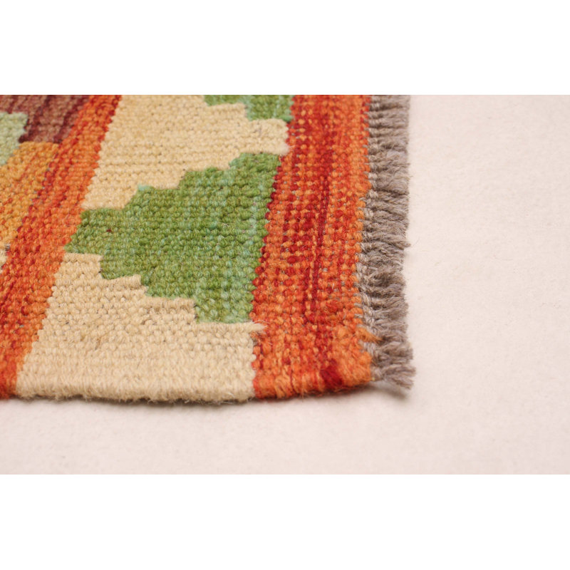 Tapis unique bleu clair / rouge 3 pi 11 po x 5 pi 6 po Steinaire