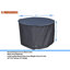 Housse pour foyer d'extérieur Quickflame, noir-49241238