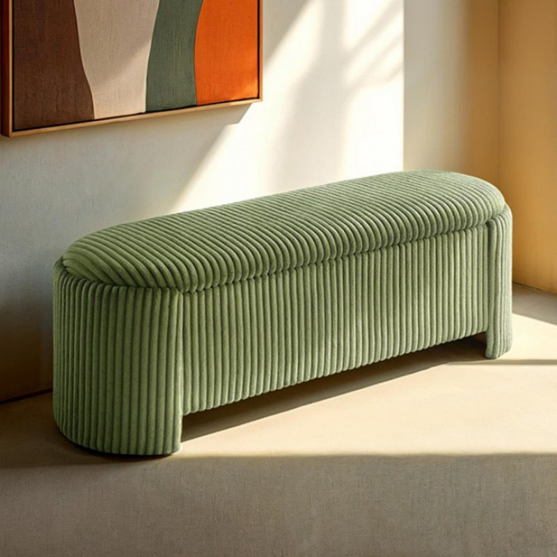Banc de rangement Zachery, Vert