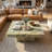 Modern Coffee Table With Stylish Texture Design-432230149