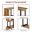 117cm H x 38cm W Standard Bookcase-1645104743