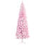 Arbre de Noël artificiel enneigé avec pin enneigé et branches réalistes, rose