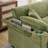 Corduroy Multifunctional Expandable Sofa Bed with Cup Holder