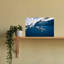 Underwater Dolphin Swim Peaceful Serene Tranquil Dolphin Nature Ocean Wall Art Print 1 Piece Wrapped Canvas Wall Art-1845767491