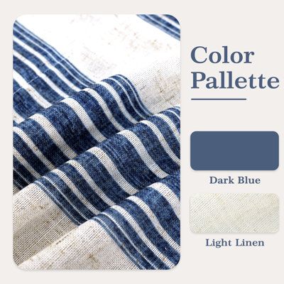Akhill Striped Tailored Window Valance