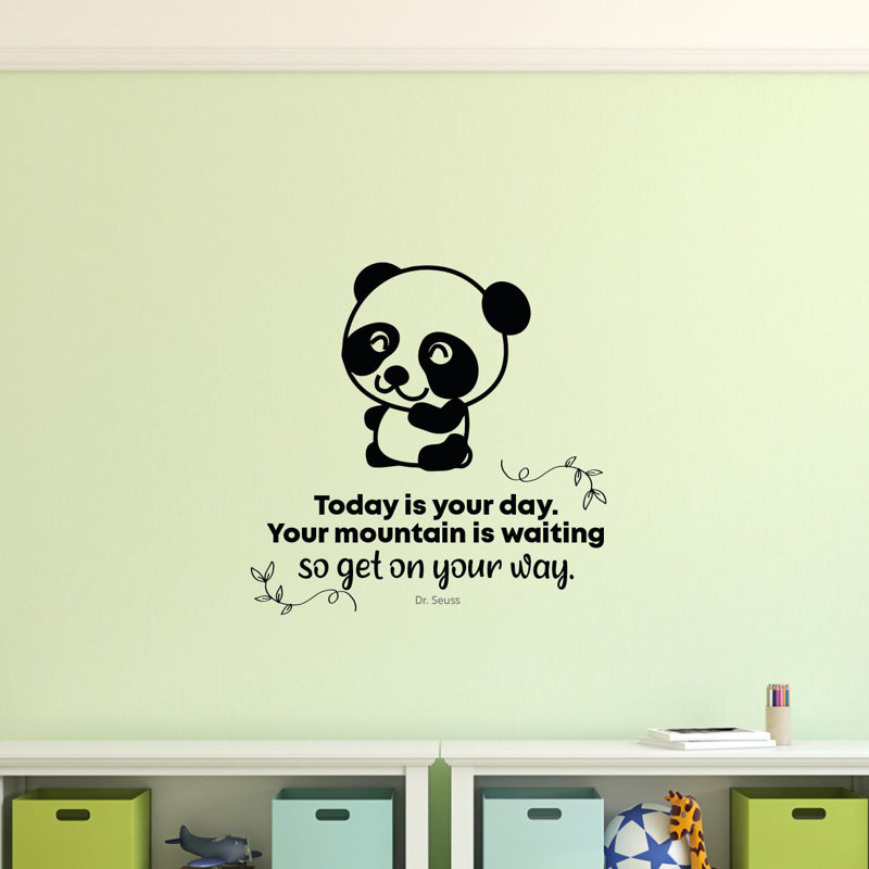 Text & Numbers Wall Decal, 27" H x 30" W