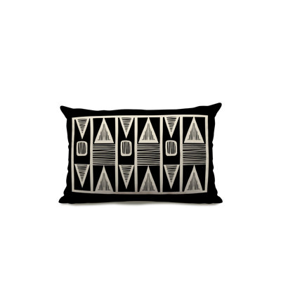 Polyester / Mélange de polyester Housse de coussin rectangulaire intérieure / extérieure lombaire et insert