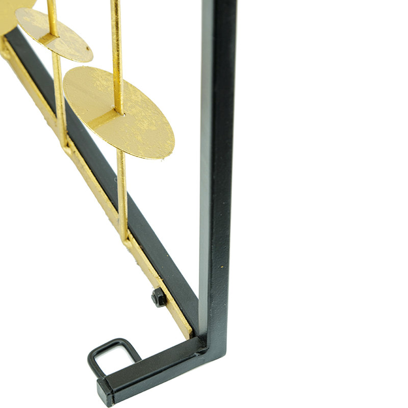 Glam Abstract Wall Decor on Iron