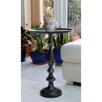 Ackermanville Tray Top Pedestal End Table