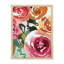 Rose et orange jardin rose fleur art mural impressions florales décoratives pour le salon chambre à coucher encadrée sur papier-93487620-93487621