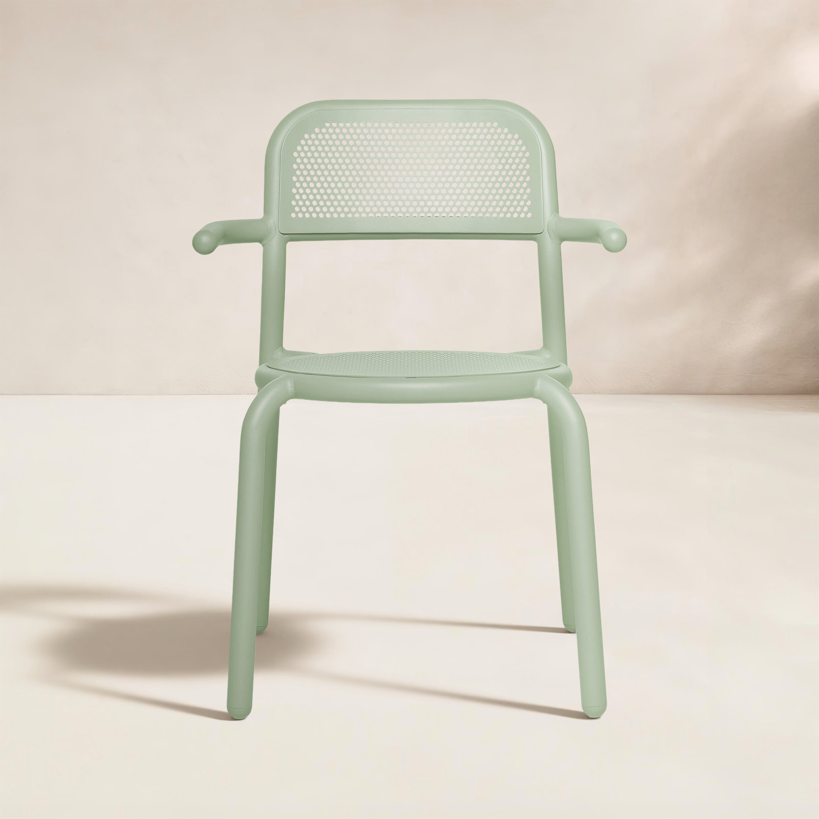 Toní Stackable Patio Armchair, Mist Green
