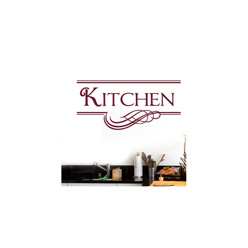 Wall Decal, Burgundy, Large