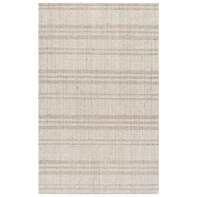 Abstract Hand Tufted Wool; Cotton Striped Indoor Rug