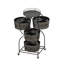Marvale 15.74'' W Steel Storage Rack with Wheels