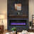 60" Recessed And Wall Mounted Fireplace