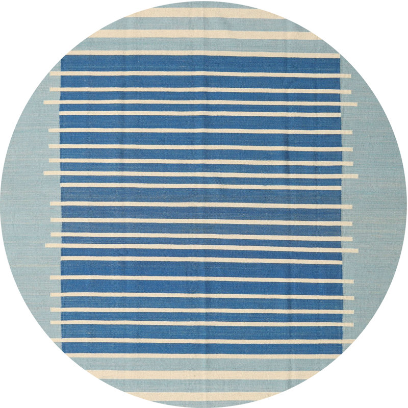 Abstract Indoor Rug, Round 7'