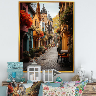 Allemagne Allemagne, vieille ville II, reproduction sur toile
