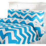 Basics Standard Chevron / Zig Zag Duvet Cover Set