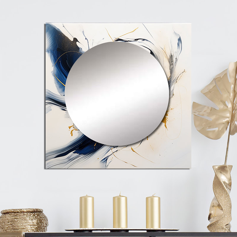 Miroir carré Kwanesha, 23 po x 23 po