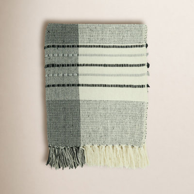 Sevan Collection Cotton Hand Woven Throw Blanket