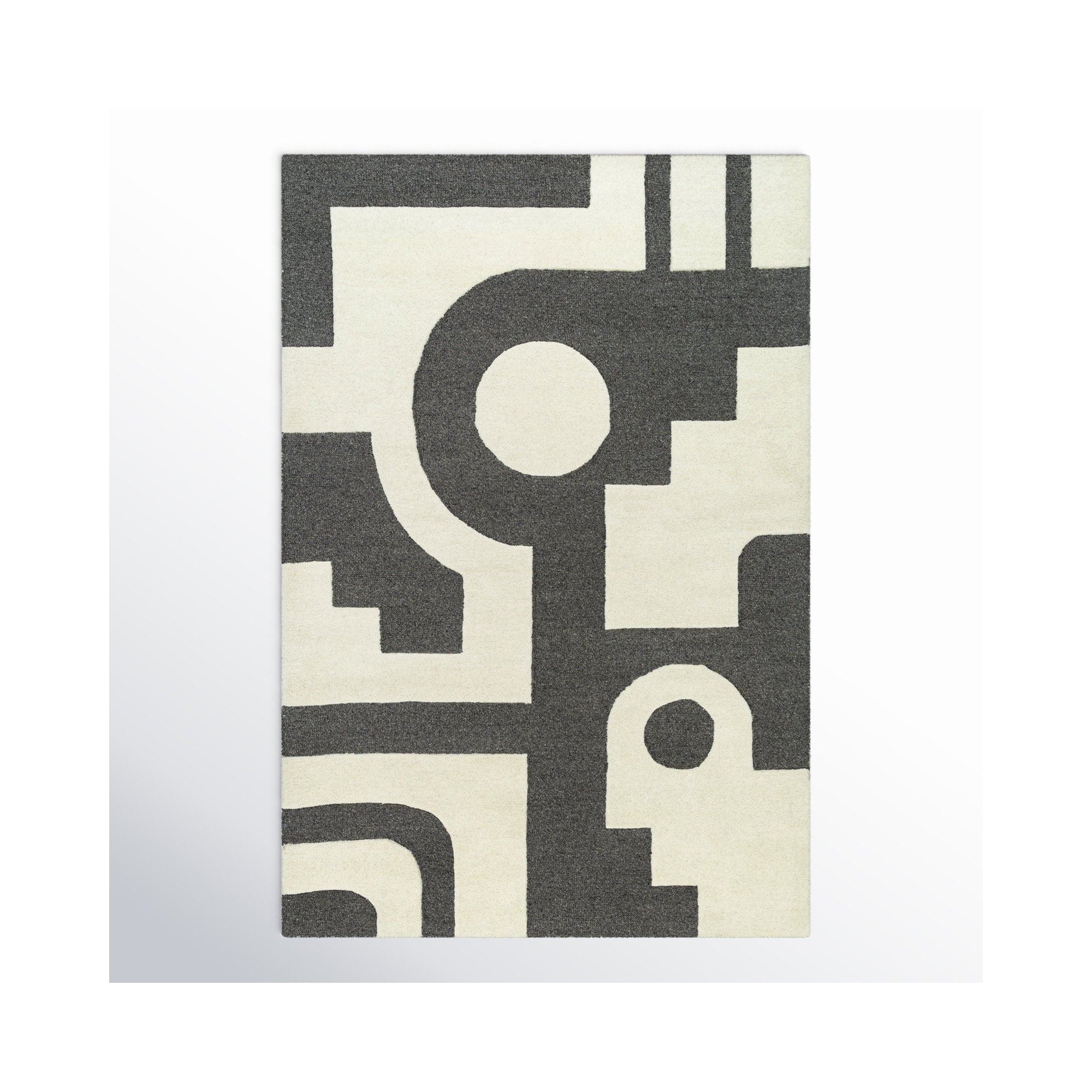 Rino Wool Rug, Rectangle 2' x 3'